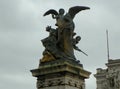 Italy, Rome, Piazza Venezia, Victor Emmanuel II Monument (Altare della Patria, Mole del Vittoriano or simply Vittoriano) Royalty Free Stock Photo