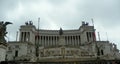 Italy, Rome, Piazza Venezia, Victor Emmanuel II Monument (Altare della Patria, Mole del Vittoriano or simply Vittoriano) Royalty Free Stock Photo