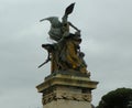 Italy, Rome, Piazza Venezia, Victor Emmanuel II Monument (Altare della Patria), sculptural group at the memorial Royalty Free Stock Photo