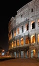 Italy. Rome ( Roma ). Colosseo (Coliseum) at night Royalty Free Stock Photo