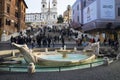 Italy Rome Spanish Steps Royalty Free Stock Photo