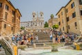 Italy - Rome - Spanish Steps Royalty Free Stock Photo