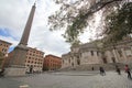 Town, square, plaza, building, monument, sky, city, historic, site, basilica, tree, facade, palace