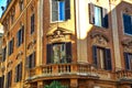 Rome streets in historic scenic city center