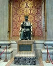 Italy, Rome, Vatican City, St. Peter's Square, Basilica of Saint Peter, St. Peter's statue Royalty Free Stock Photo