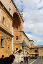 Italy. Rome. Vatican. Fontana della Pigna (Pine Cone Fountain) Royalty Free Stock Photo