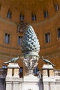 Italy. Rome. Vatican. Fontana della Pigna (Pine Cone Fountain) from the 1st century AD