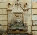 Italy, Rome, 35 Via Paolina, ancient street fountain Royalty Free Stock Photo