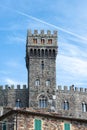 Italy, Rome, Viterbo, Acquapendente, Torre Alfina castle tower Royalty Free Stock Photo
