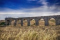 italy ruin roman aqueduct