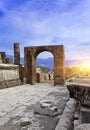 Italy. Ruins of Pompey.