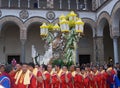 Italy : Saint Matteo Religious Procession in Salerno.