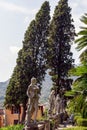 Italy. Santa Margherita. The Villa Durazzo. Sculpture in the garden