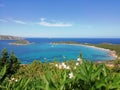 Italy sardinia ladscape capo coda cavallo bay Royalty Free Stock Photo