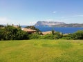 Italy sardinia ladscape capo coda cavallo bay Royalty Free Stock Photo