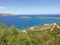 Italy sardinia ladscape capo coda cavallo bay