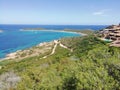 Italy sardinia ladscape capo coda cavallo bay Royalty Free Stock Photo