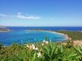 Italy sardinia ladscape capo coda cavallo bay Royalty Free Stock Photo