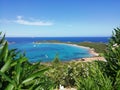 Italy sardinia ladscape capo coda cavallo bay Royalty Free Stock Photo