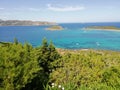 Italy sardinia ladscape capo coda cavallo bay Royalty Free Stock Photo