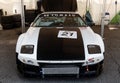 Legend classic car motorsport of seventies, De Tomaso Pantera front view Royalty Free Stock Photo