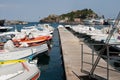 Italy Sicily Acitrezza. The Harbor Lachea Island