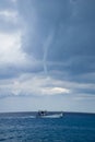 Italy Sicily, Aeolian Islands, Lipari, tornado Royalty Free Stock Photo