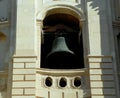 Italy, Sicily, Catania, Church of St. Francis of Assisi Immaculate, bell Royalty Free Stock Photo