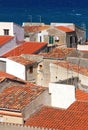 Italy. Sicily island . Province of Palermo. Cefalu. Roofs