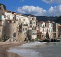 Italy. Sicily island . Province of Palermo. Cefalu. Royalty Free Stock Photo