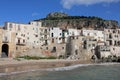 Italy. Sicily island . Province of Palermo. View of Cefalu Royalty Free Stock Photo