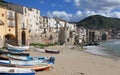 Italy. Sicily island . Province of Palermo. View of Cefalu Royalty Free Stock Photo