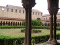 Monreale Cloister Cathedral Italy Sicily Medieval Royalty Free Stock Photo