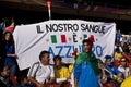 Italy Soccer Supporters - FIFA WC Royalty Free Stock Photo