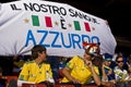 Italy Soccer Supporters - FIFA WC Royalty Free Stock Photo