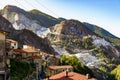 Italy. Tuscany. Carrara. The white marble quarries