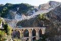 Italy. Tuscany. Carrara. The white marble quarries