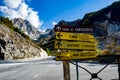 Italy. Tuscany. Carrara. The white marble quarries