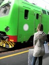 Italy train travel Royalty Free Stock Photo