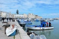 ITALY TRANI APRIL 16 2023 BOATS