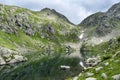 Enchanting glimpse of the Brutto lake