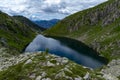 The suggestive Brutto lake on the Lagorai