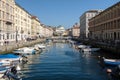 Italy, Trieste, Grand Canal, Borgo Teresiano