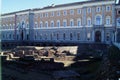 Italy Turin royal palace Palazzo Reale and rest of ancient roman theatre