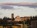 Italy, Tuscany, Florence, San Miniato al Monte church. Royalty Free Stock Photo