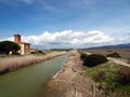 Italy, Tuscany, Grosseto, Marina di Alberese, Natural Park of the Maremma, also called Uccellina Park, view of the countryside nea