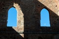 Italy, Tuscany, interior of the San Galgano abbey Royalty Free Stock Photo