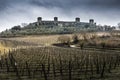 Italy - Tuscany - the medieval village of Monteriggioni Royalty Free Stock Photo