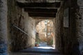 Italy, tuscany, Pitigliano, glimpse of the Jewish ghetto Royalty Free Stock Photo