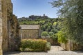 Italy, Tuscany- Sept 27, 2019: Landscape near Pienza Royalty Free Stock Photo